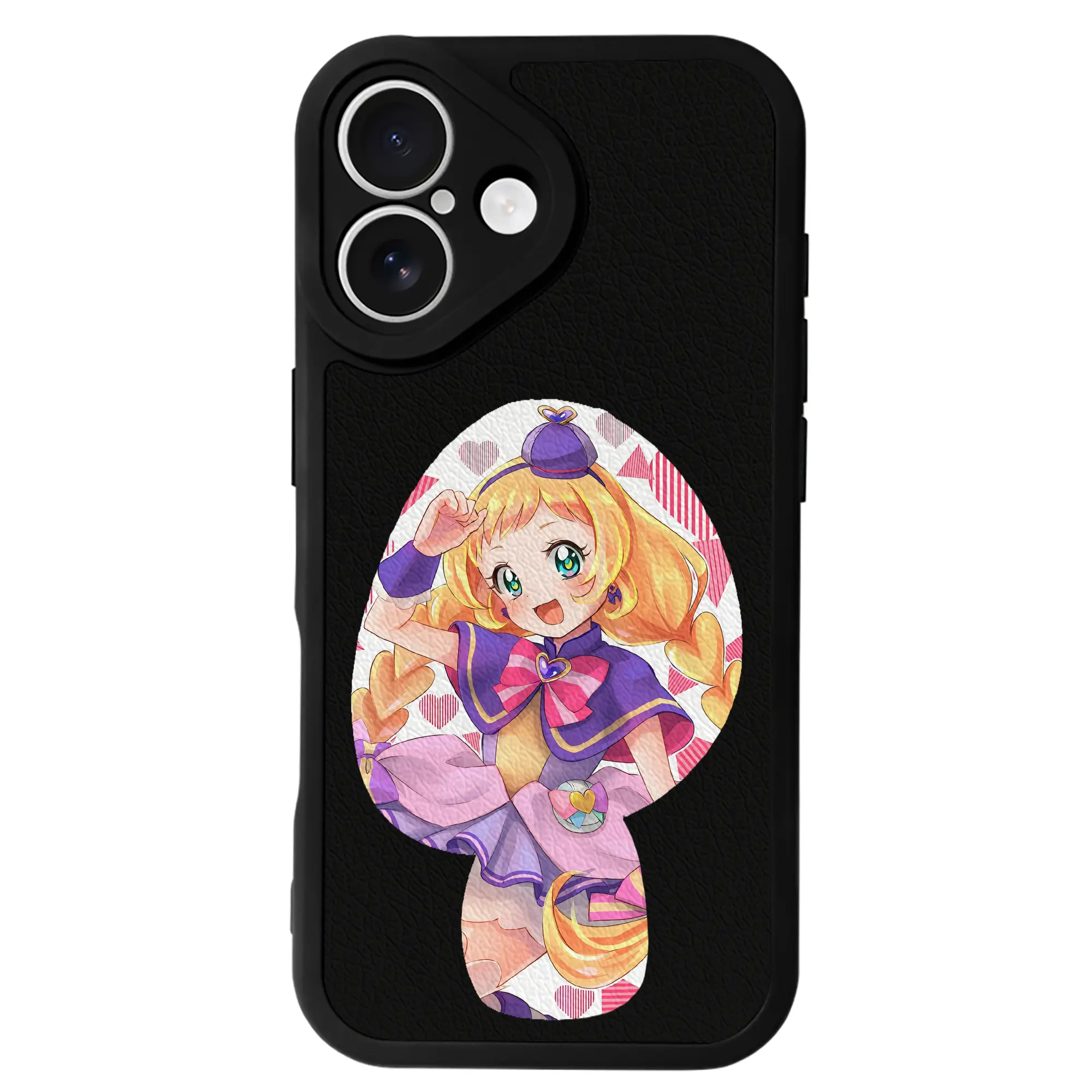 わんだふるぷりきゅあ グッズ 犬飼いろは - IPhone 16シリーズ対応 ・ シリコンスマホケース ・ レザー調 ・ 高精度フィット ・ 耐衝撃 ・ ワイヤレス充電対応 ・ 精密カット